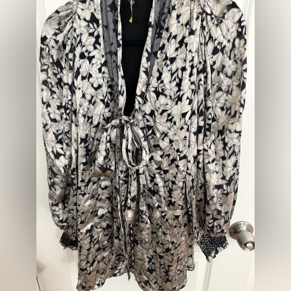 Alice Olivia silk blended floral dress